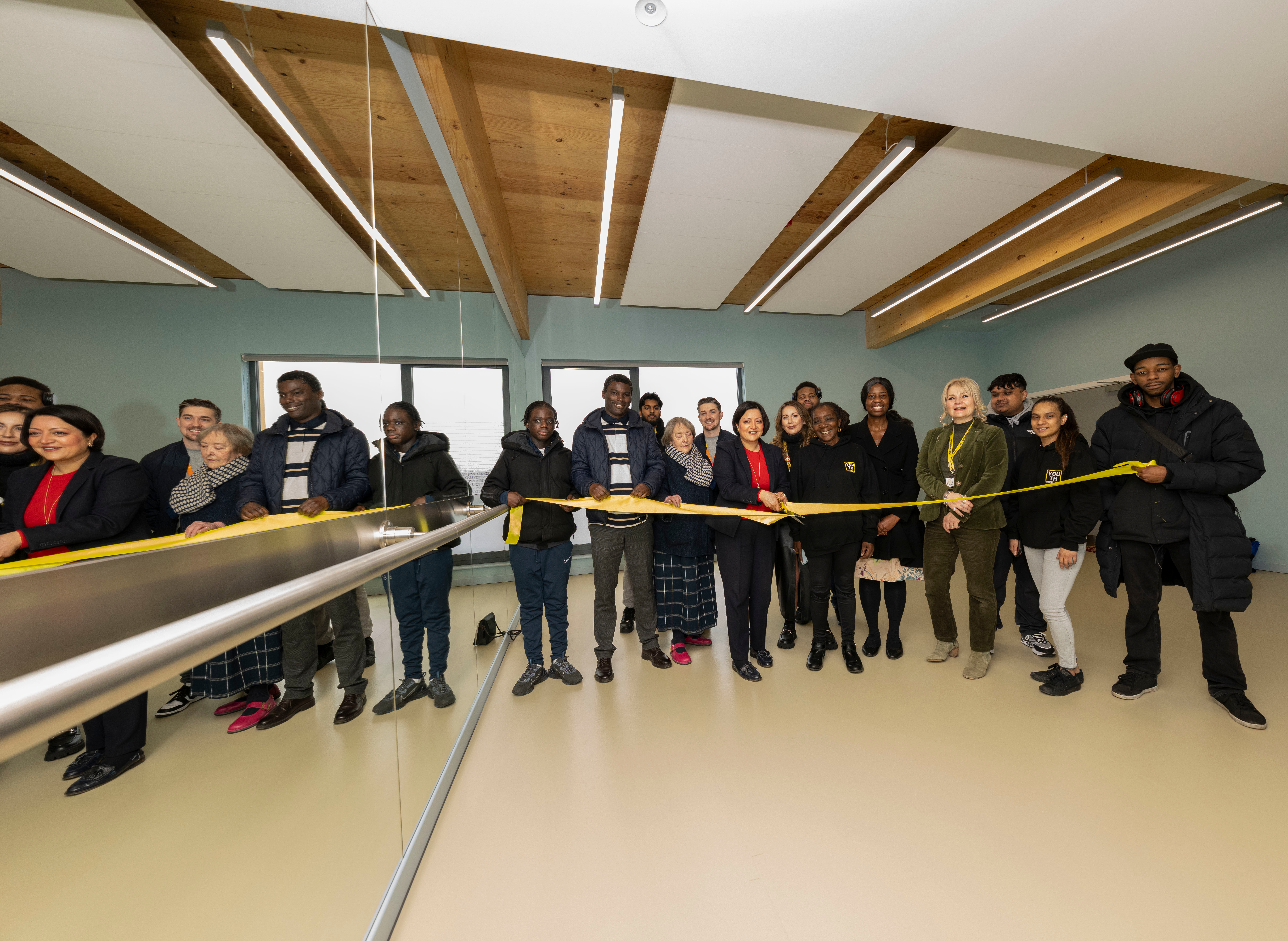 Mayor of Newham marks competition of work at &pound;8 million state-of-the-art shipman youth zone