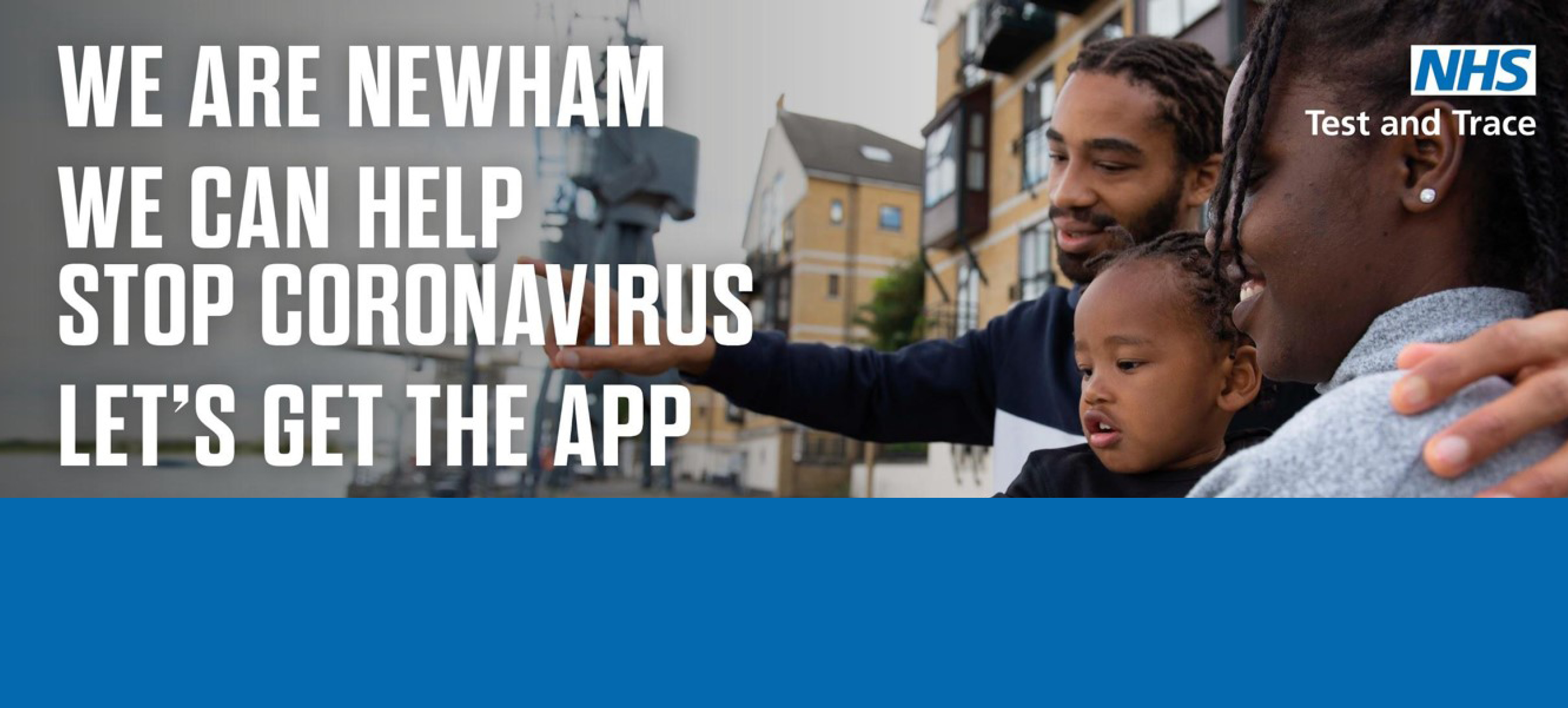 We are Newham. We can help stop Coronavirus. Let's get the app.