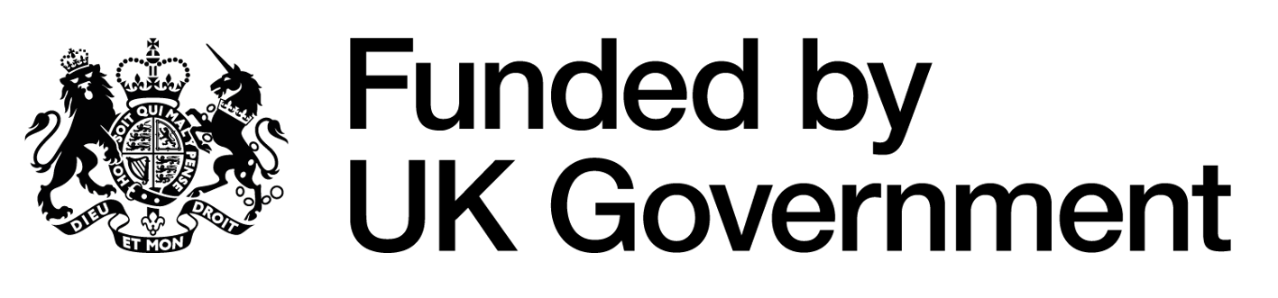 Funded by uk government logo