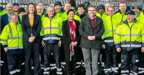 Mayor Rokhsana Fiaz has visited staff to celebrate the vital environmental work being brought back &#039;in-house&#039;.