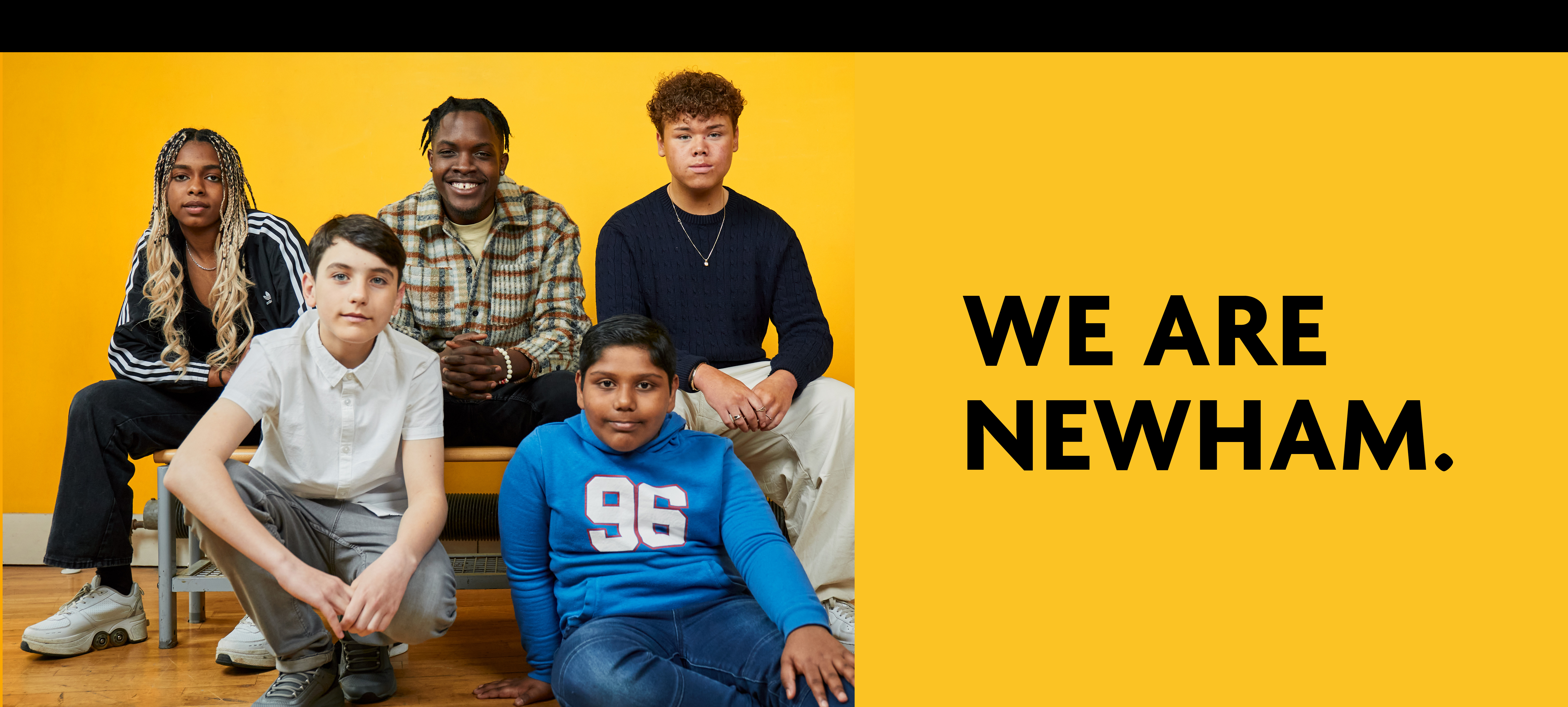 We Are Newham Homepage thick black border