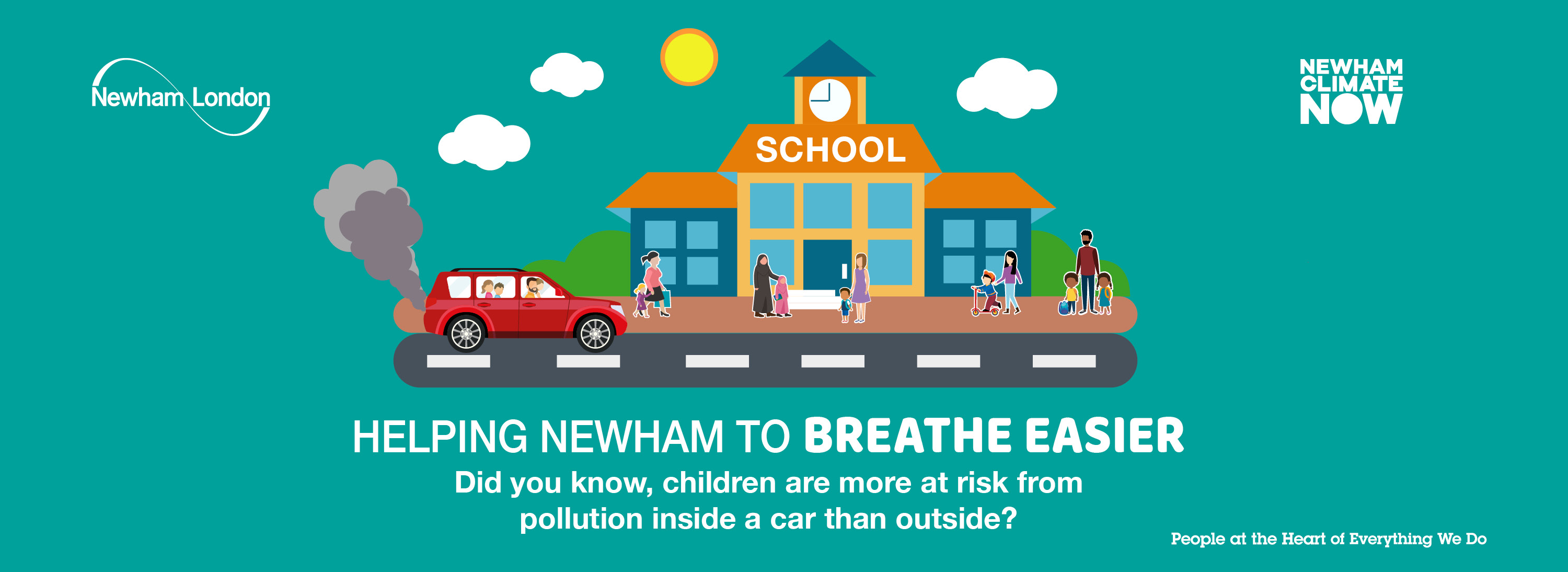 Did you know, children are more at risk from pollution inside a car than outside?