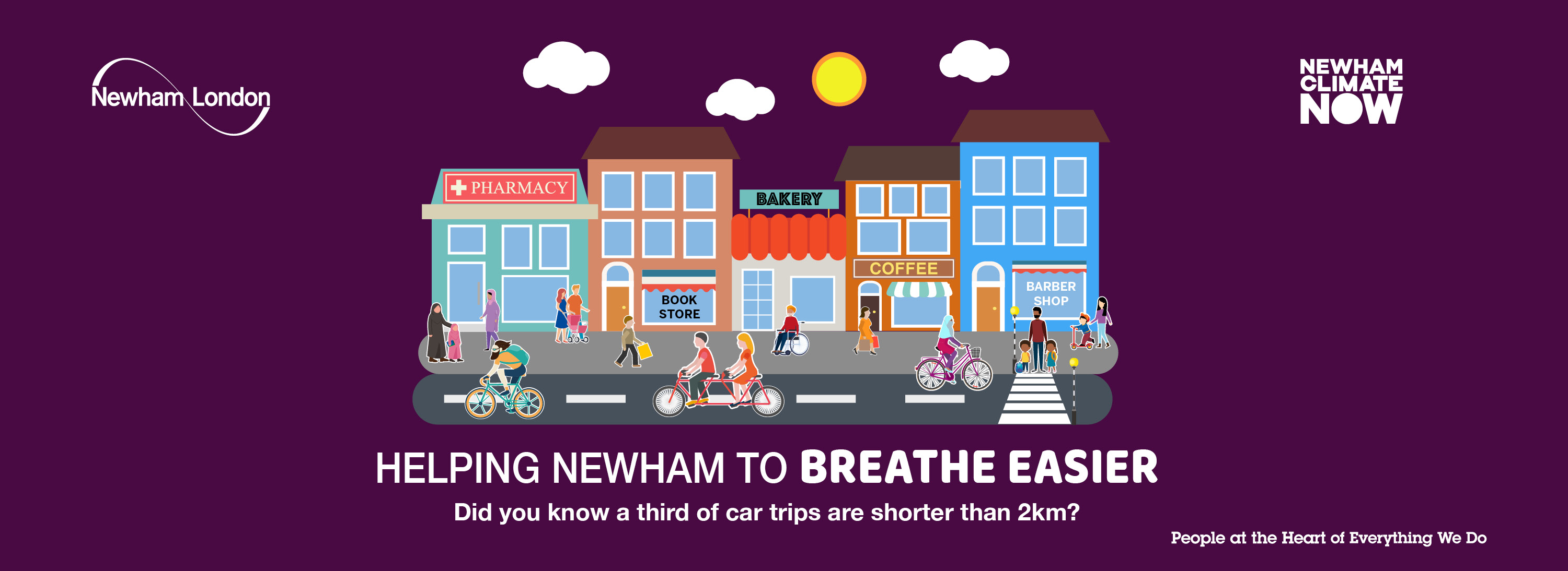 Did you know a third of car trips are shorter than 2km?
