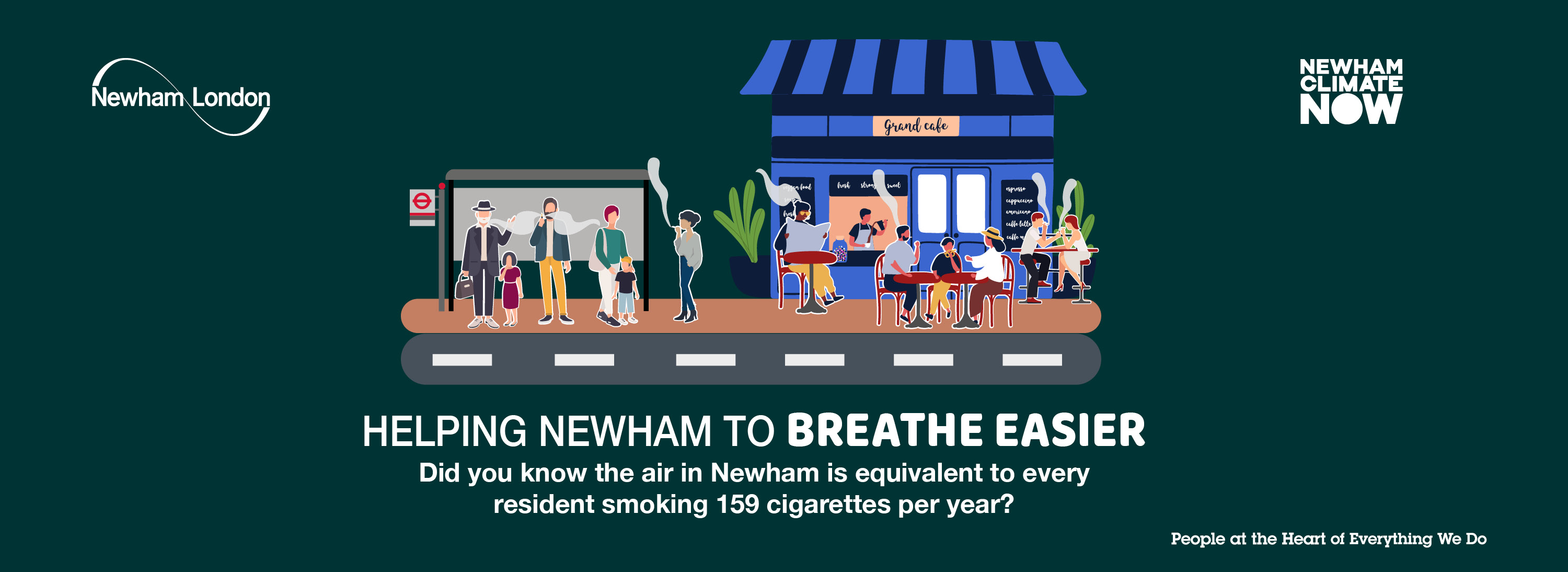 Did you know the air in Newham is equivalent to every resident smoking 159 cigarettes per year?