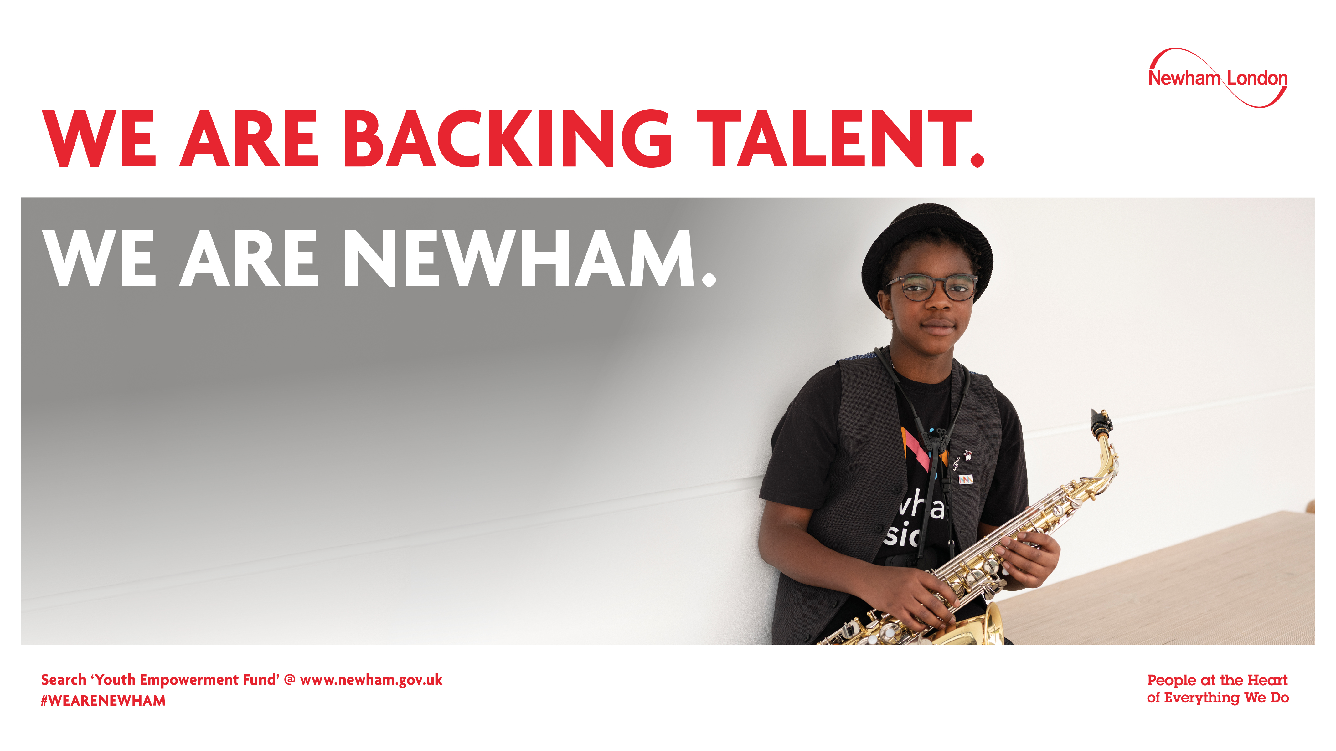 We are backing talent. We are Newham image