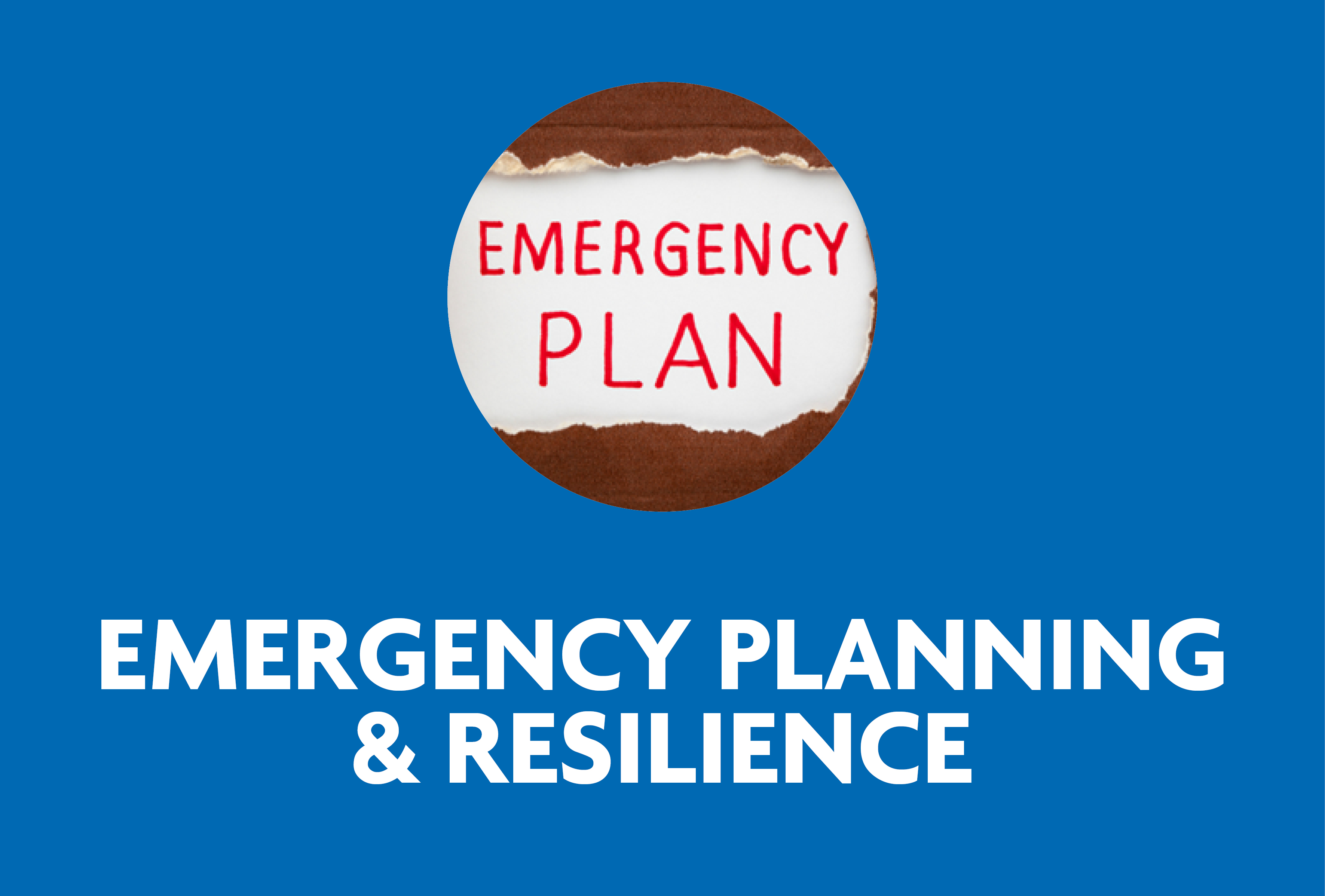 Emergency planning and resilience