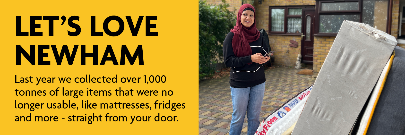 Lets love newham website banner