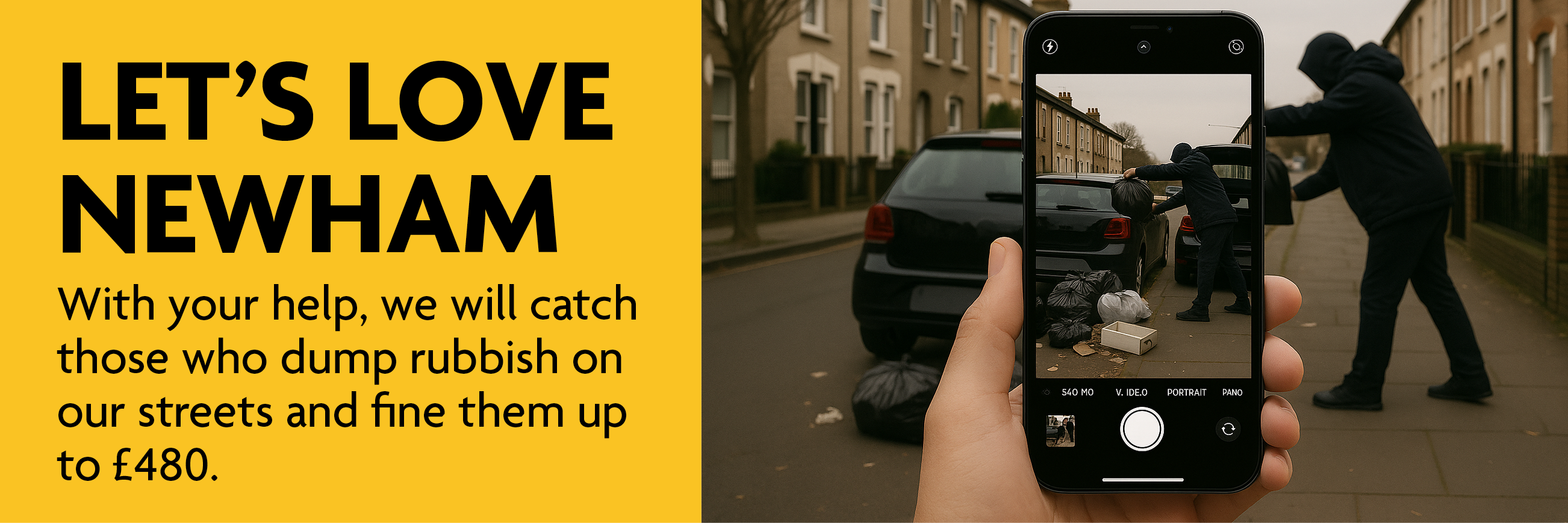 Let's Love Newham website banner