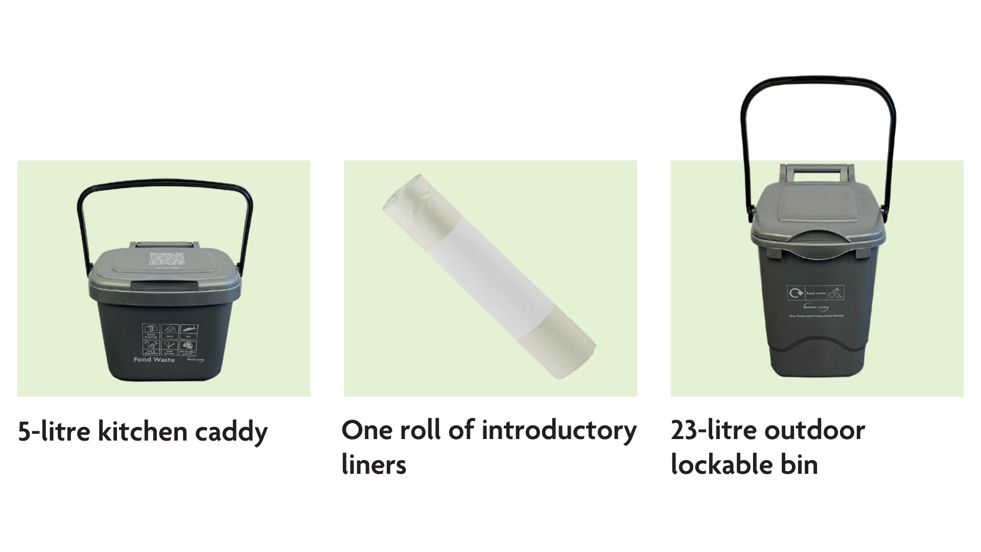 Equipment you will receive