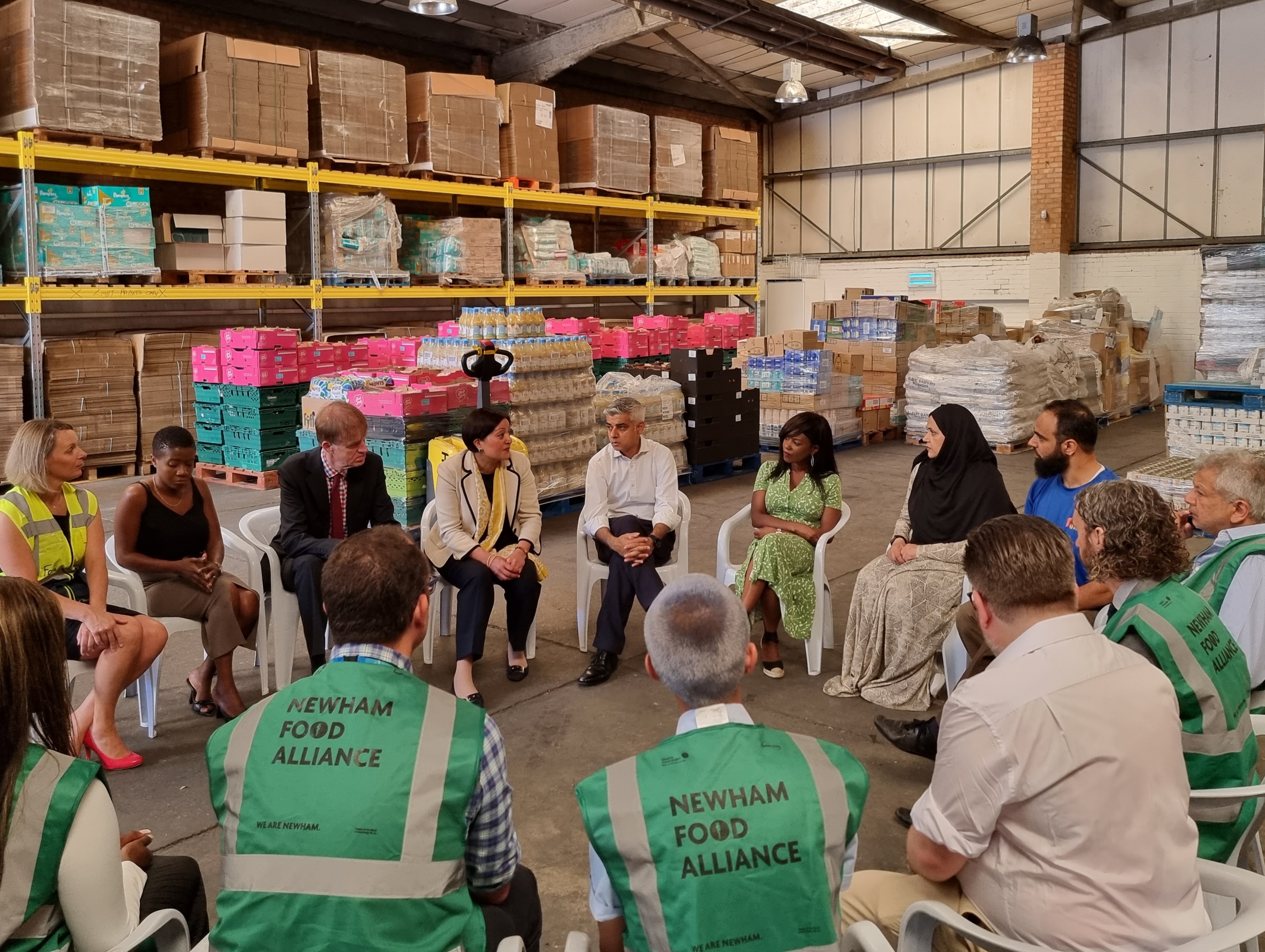 cost of living crisis event - Newham Council at the forefront of action to help residents in food poverty as Mayor urges Government to tackle the cost of living crisis and prevent a major food emergency unlocked