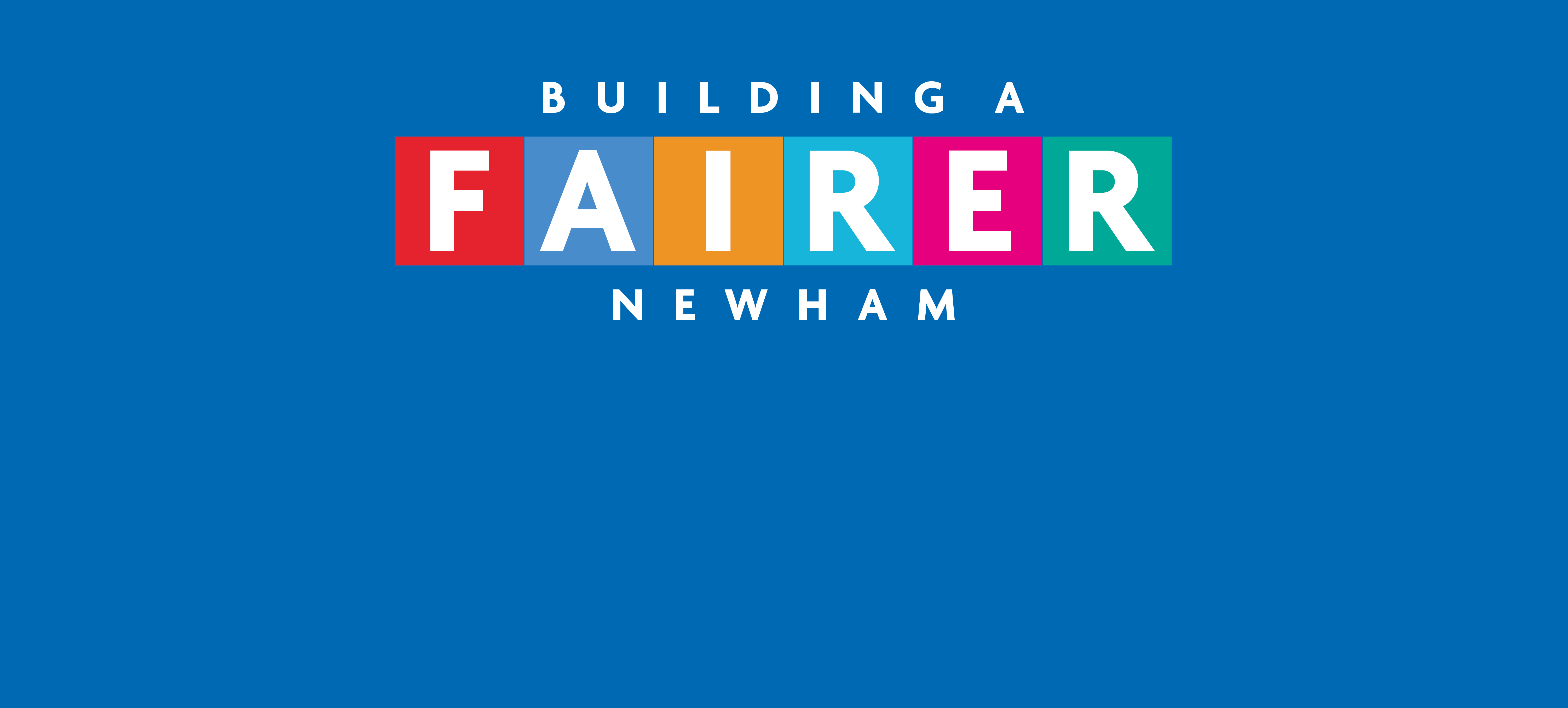 Building A Fairer Newham, newham, homepage banner