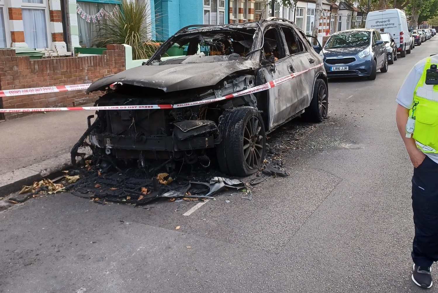 asb, burnt car, crime