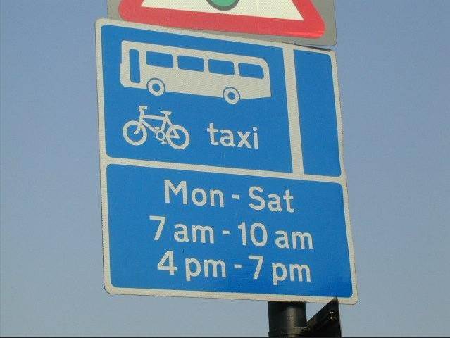 Bus signage