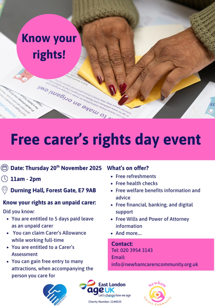 Carers Rights Day Poster