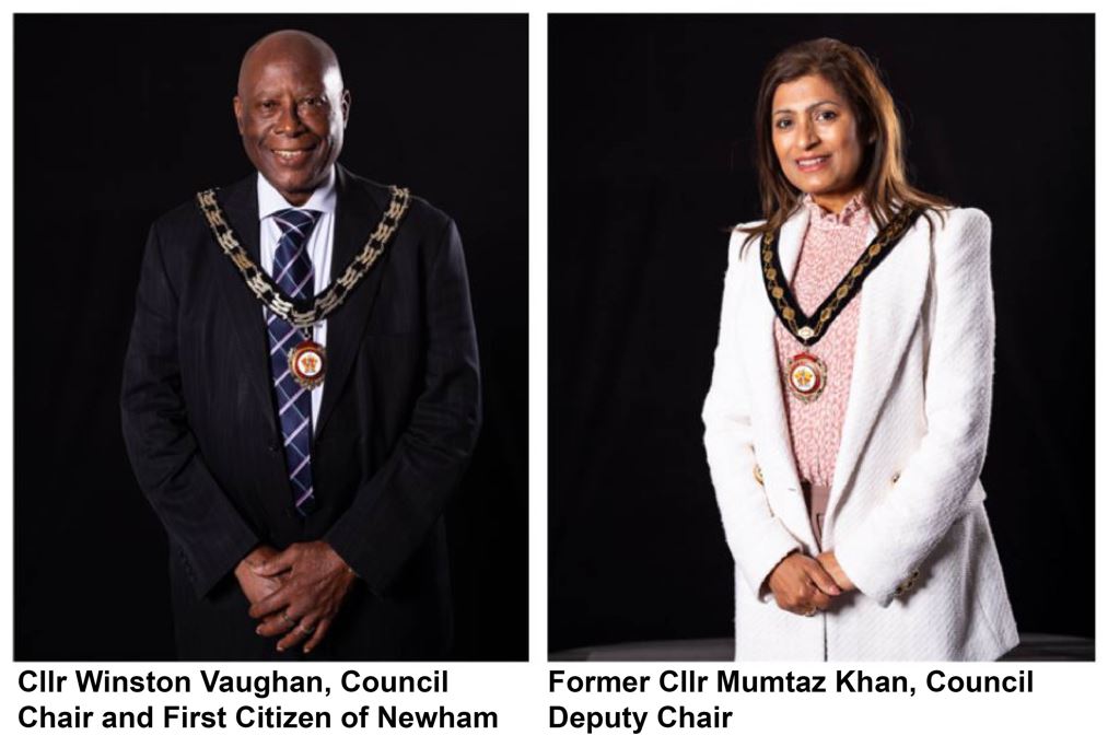 Cllr Winston Vaughan and Former Cllr Mumtaz Khan