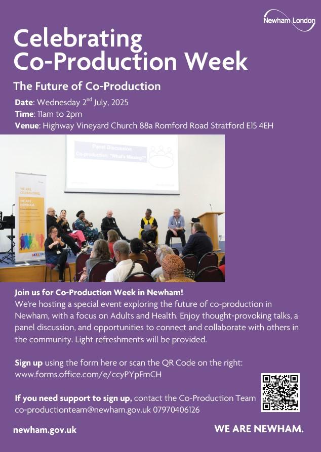 Picture of Co-Production Week Event 2025 flyer