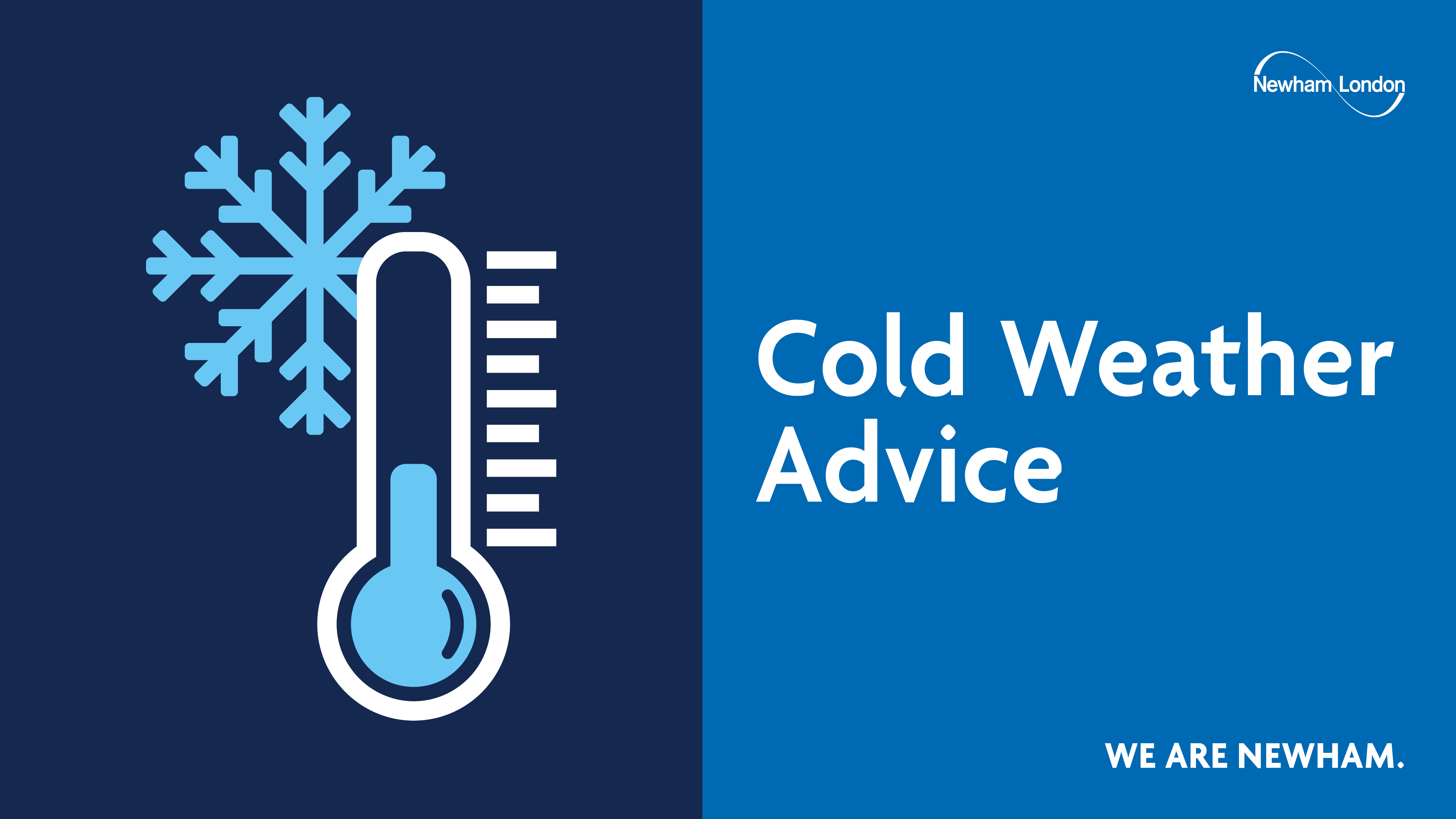 Cold weather graphic advice