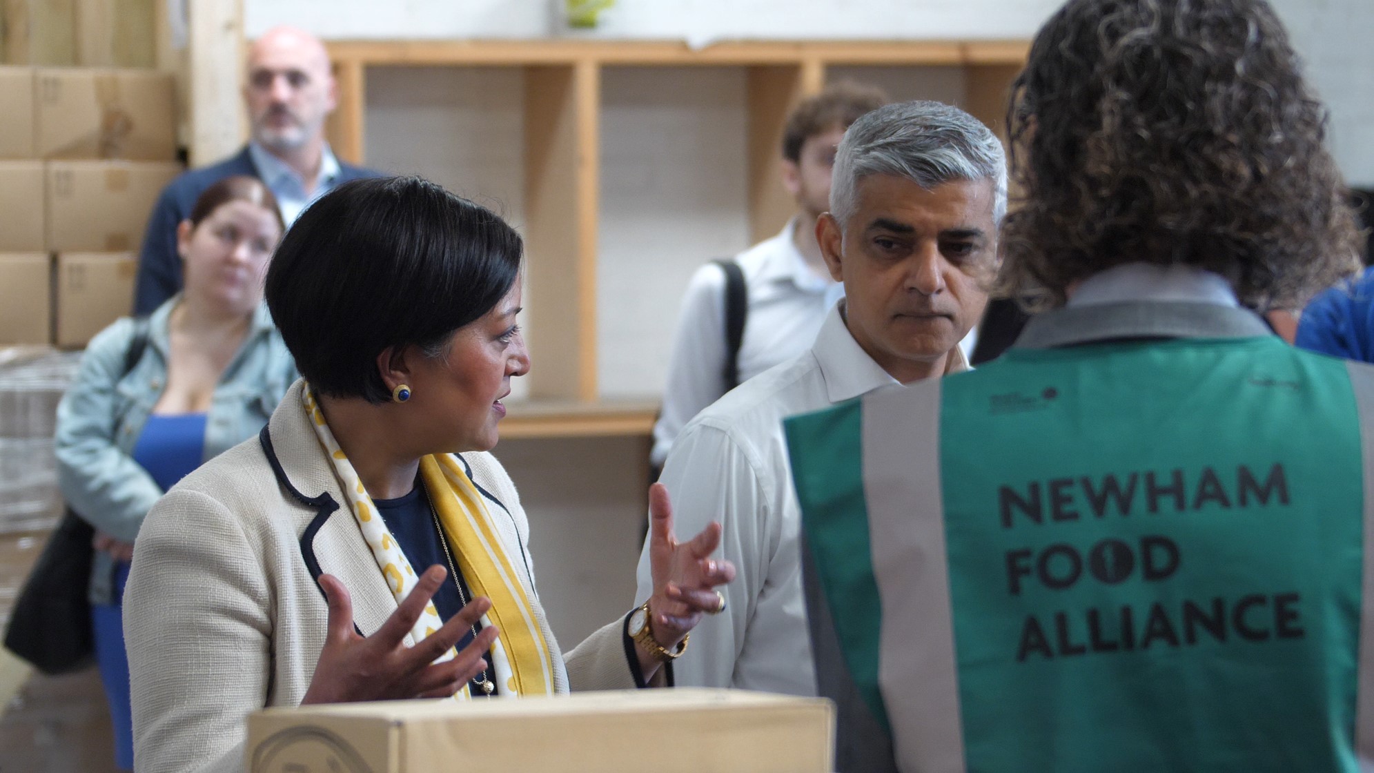 Mayor Rokhsana and Mayor Khan - newham food alliance