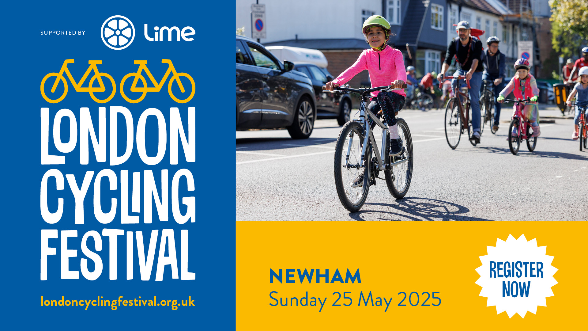 Cycling festival 25th of May poster