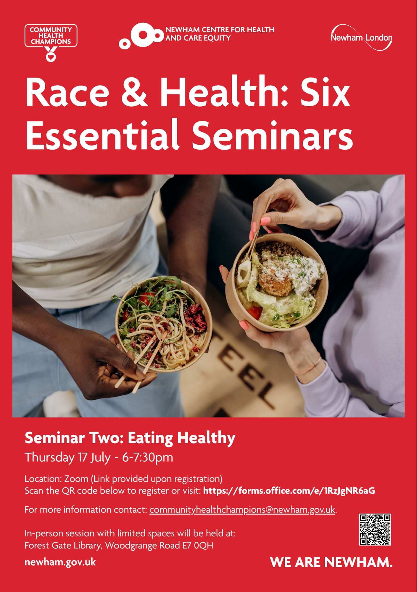Eating healthy resident a5 flyer