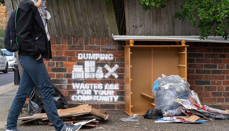 fly tipping, illegal dumping, rubbish