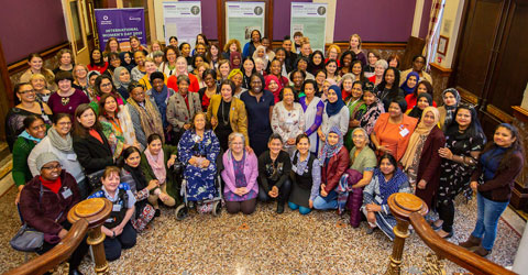 Newham women join Mayor, Rokhsana Fiaz, to celebrate International Women&#039;s day.