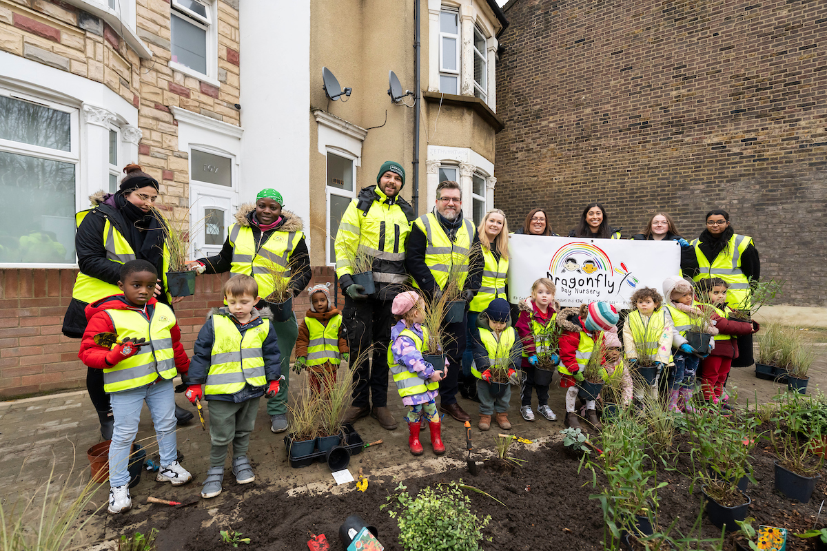 Keogh road modal filter planting event