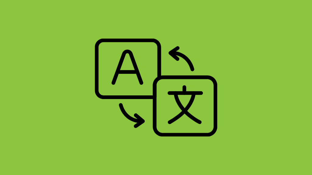 Language Translation Page Header