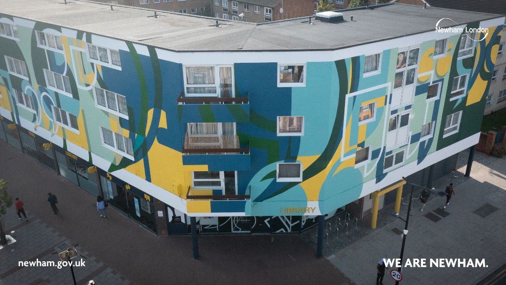 Manor park library facade