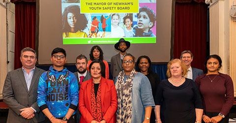 The Mayor of Newham joins the Youth Safety Board to work together to end violence against young people.