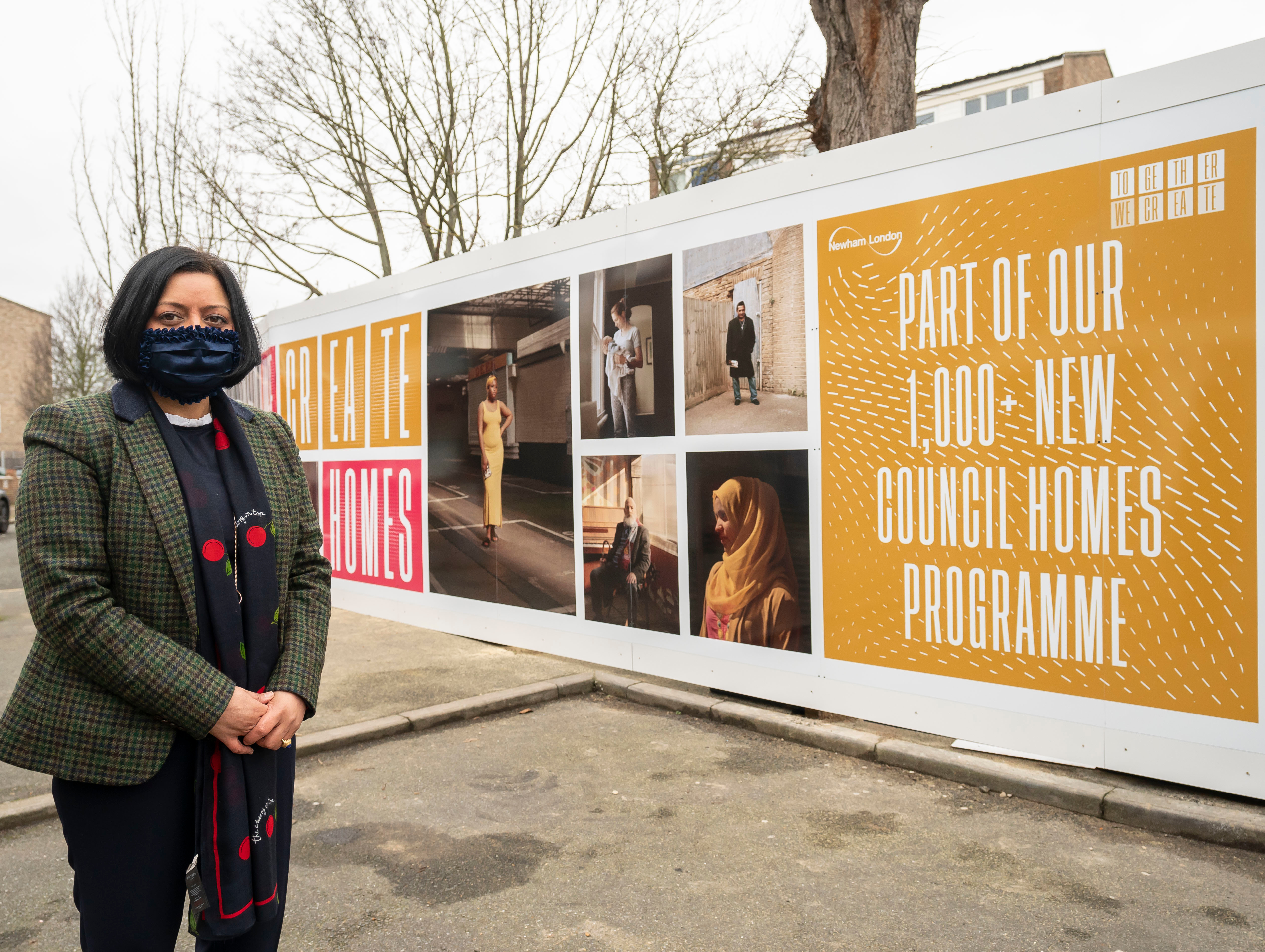 rokhsana fiaz, mayor of newham, new housing,