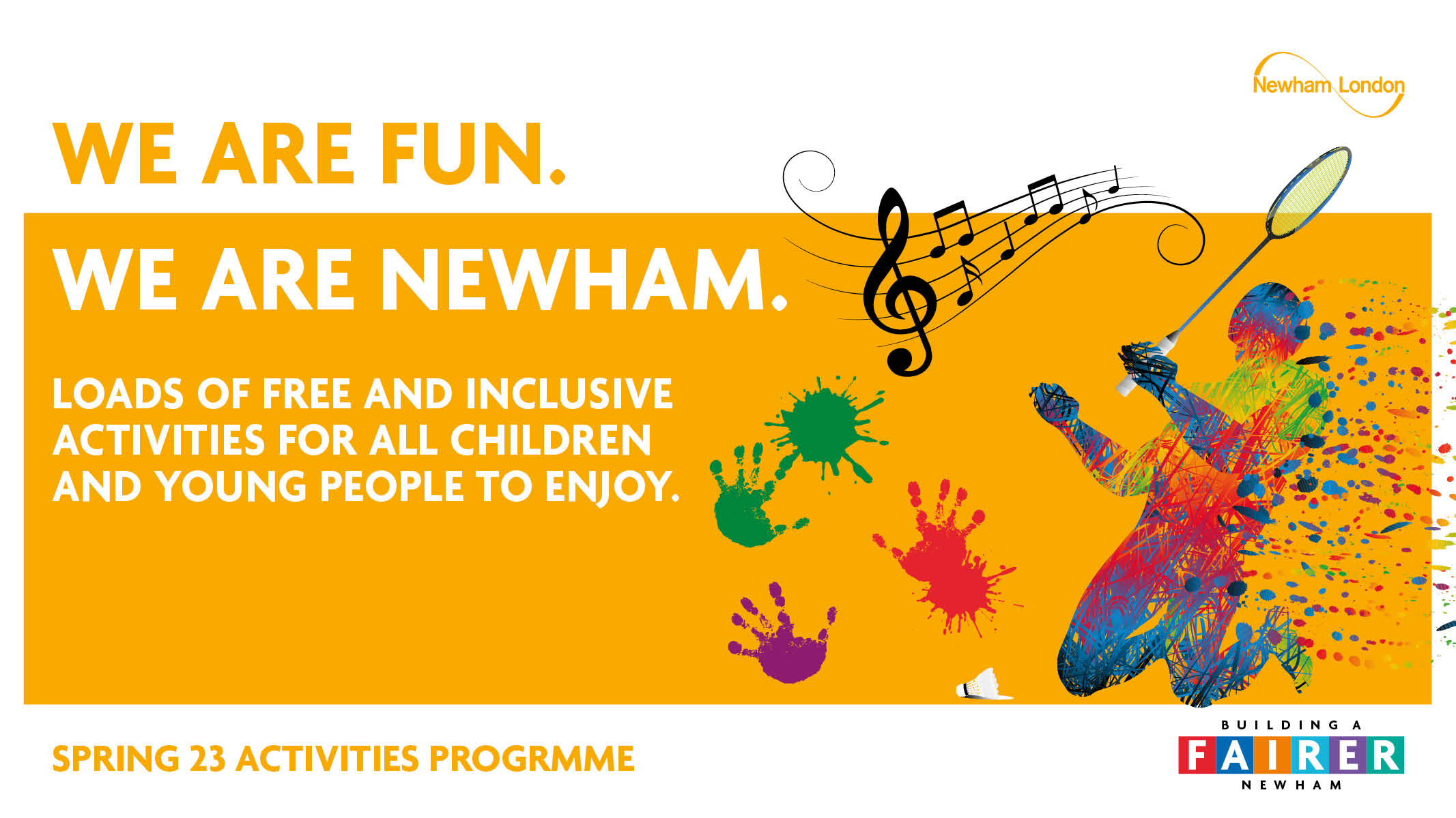spring brochure, spring brochure 2023, newham spring brochure