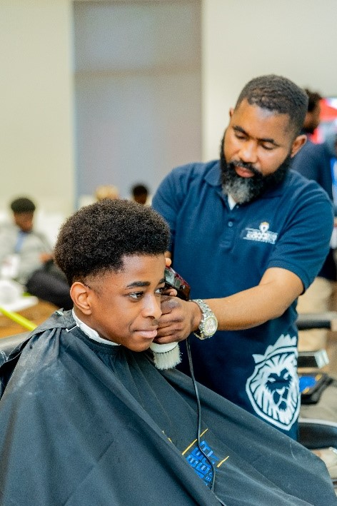 The Barber Connect project trains teens in the art of barbering, providing vital employment opportunities.