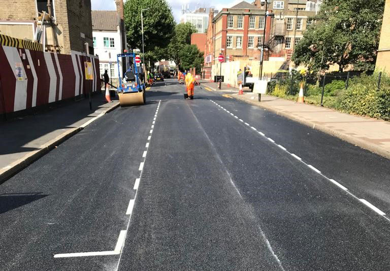 road and pavement improvement