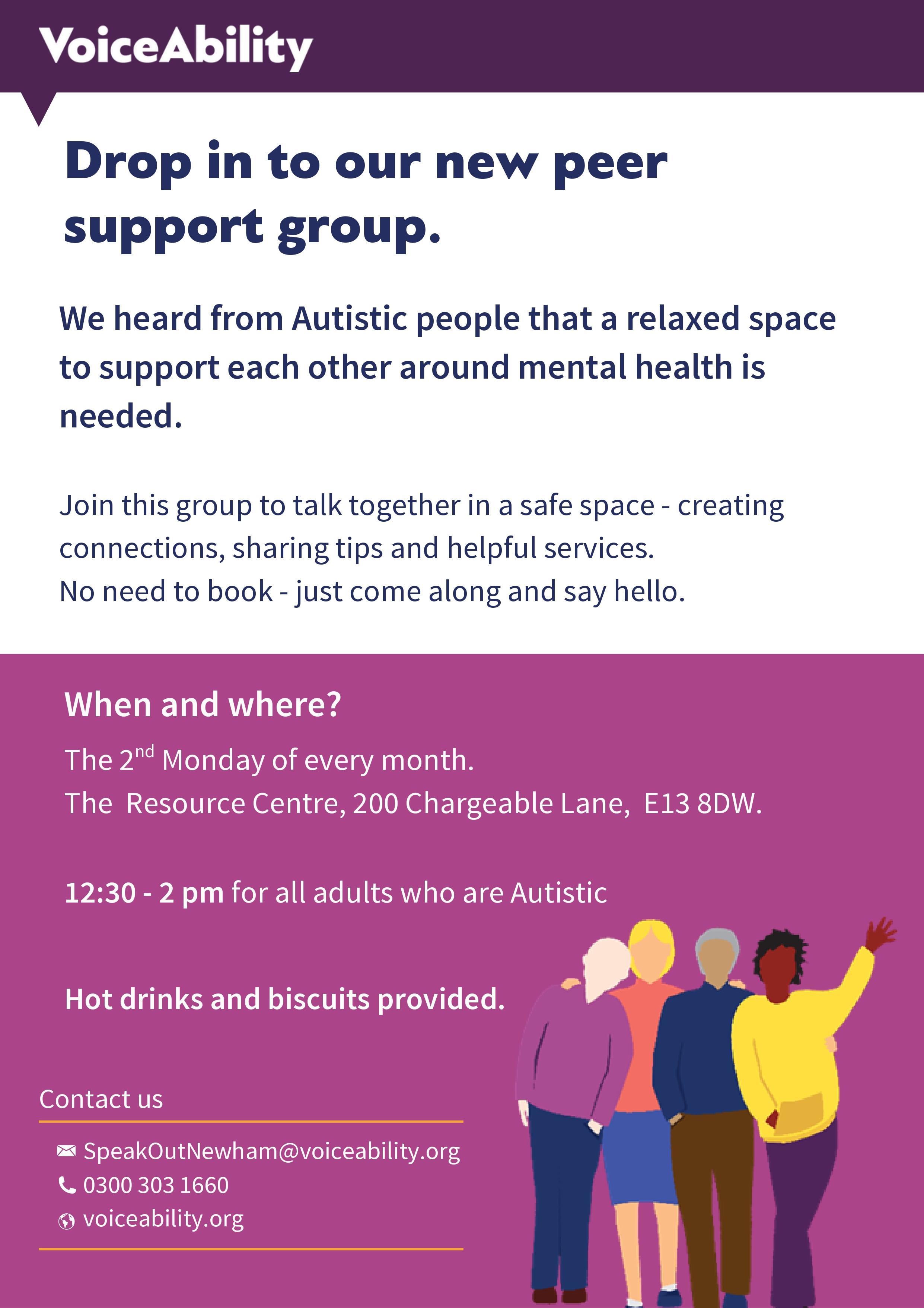 speak out peer support group