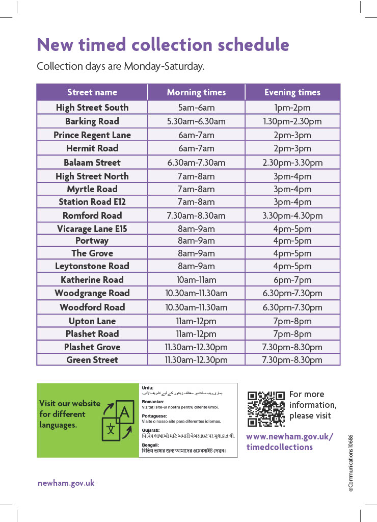 Timetable