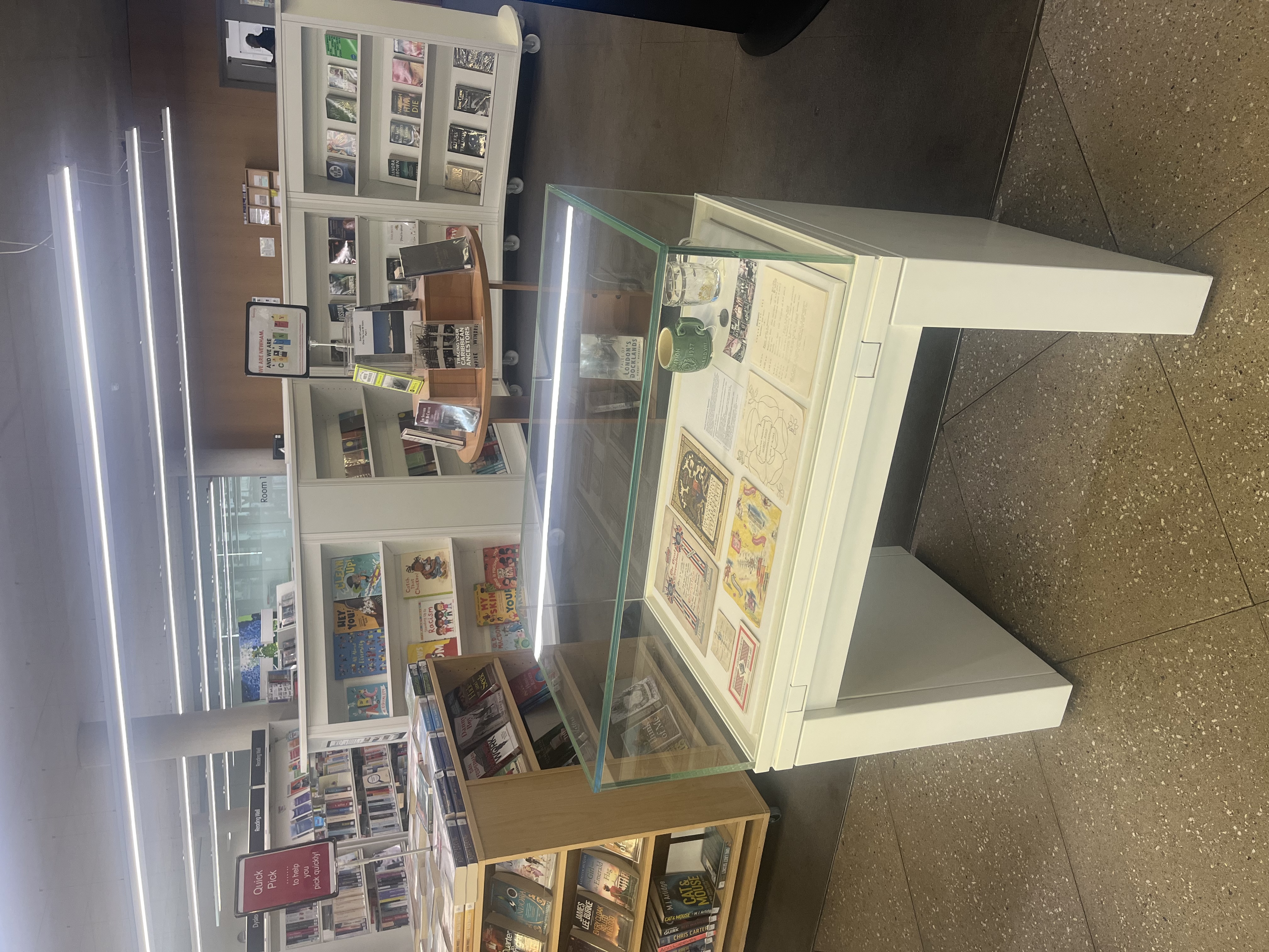 Coronation display at east ham town hall