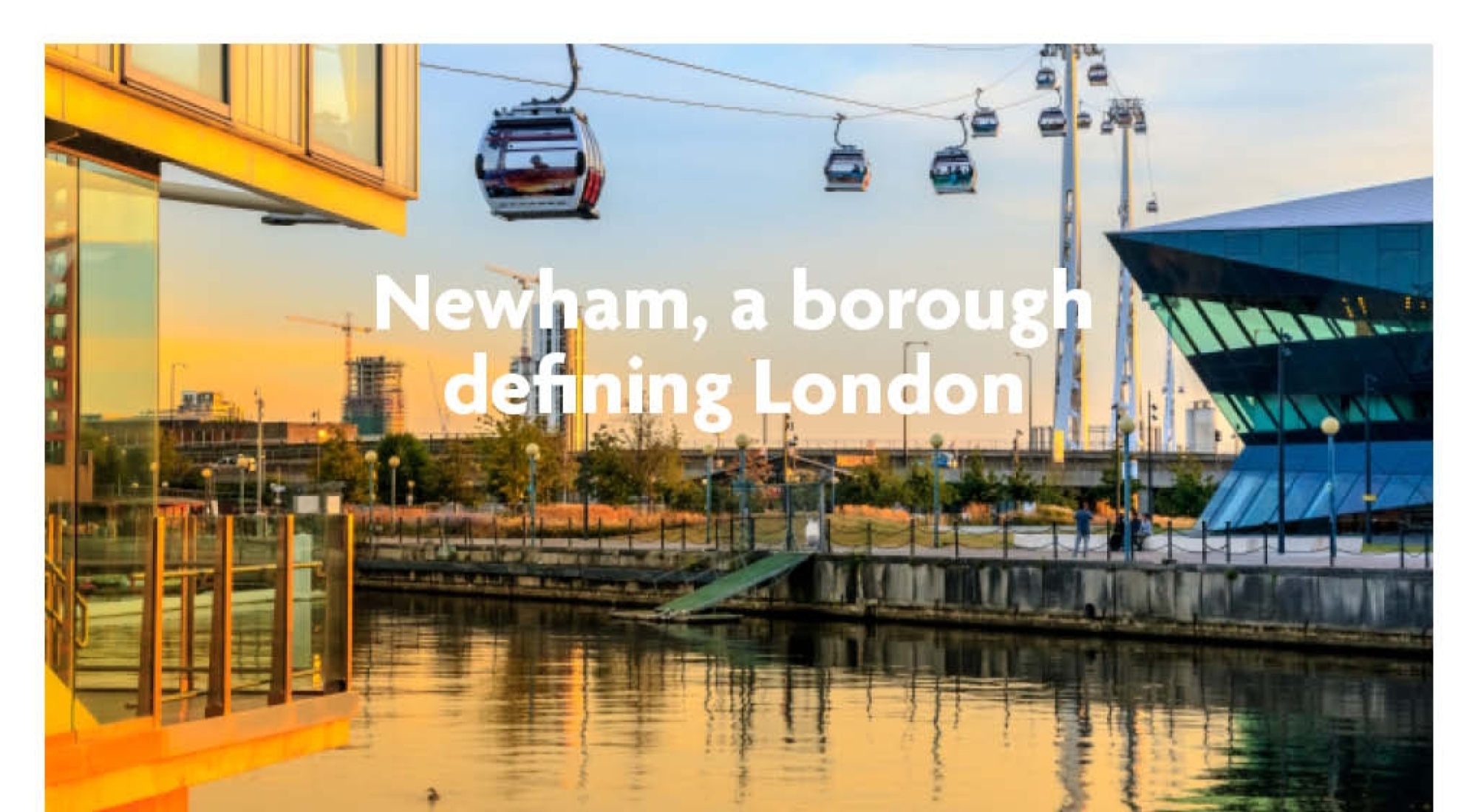 Lead a borough redeifning newham