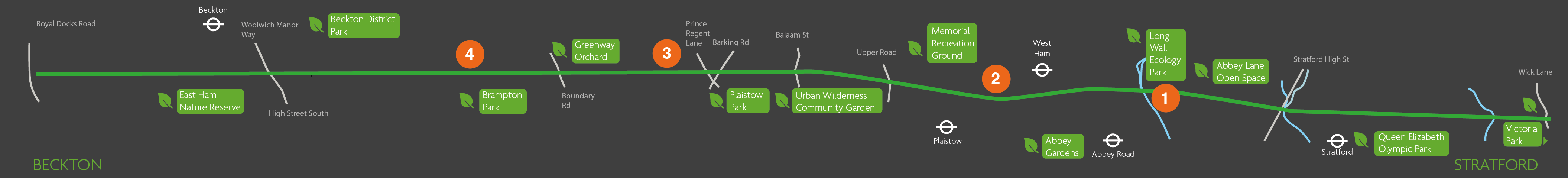 Screengrab of the Resident Parking Zone map